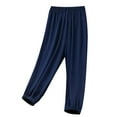 thumbnail image 1 of asjyhkr Toddler Kids Boys Girls Jogger Elastic Waist Pants 4-16 Years Casual Breathable Lightweight Comforty Soft Hiking Outdoor Workout Playing Solid Color Pants,Size 110-160, 1 of 2