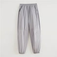 thumbnail image 1 of asjyhkr Toddler Kids Boys Girls Mesh Elastic Waist Jogger Pants with Pockets 5-16 Years Lightweight Breathable Solid Color Playing Workout Outdoor Casual Pants,Size 120-170, 1 of 9