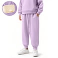 thumbnail image 1 of asjyhkr Toddler Kids Boys Girls Sweatpants Fleece Elastic Waist Jogger Pants 3-13 Years Casual Thermal Breathable Running Workout Playing Athletic Solid Color Pants with Pockets,Size 110-160, 1 of 8