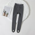 thumbnail image 1 of asjyhkr Toddler Kids Girls Fleece Tights Stockings Footed Leggings 3-12 Years Solid Color Casual Thermal Breathable Outside Wearing Playing Workout Base Tights,Size 100-160, 1 of 6