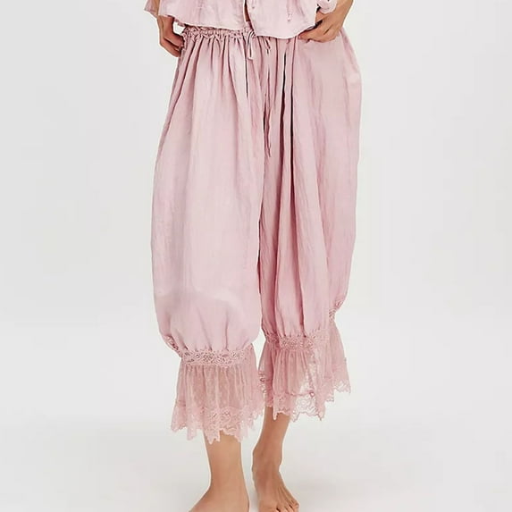 asjyhkr Women Pajama Dress Elastic Waist Drawstring Lightweight Sleepshirts Loose Casual Comforty Homewear Sleepwear Bottom Dress