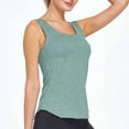 thumbnail image 1 of asjyhkr Women's Tank Tops Moisture Wicking Scoop Neck Wide Strap Running Summer Sleeveless Tops, 1 of 6