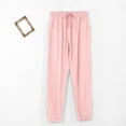 thumbnail image 1 of asjyhkr Womens Pants Drawstring High Waist Jogger Lightweight Breathable Casual Home Pajama Pants with Pockets, 1 of 6