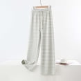 thumbnail image 1 of asjyhkr Womens Wide Leg Pajama Pants Drawstring Elastic Waist Pj Bottoms Lounge Pants, 1 of 5
