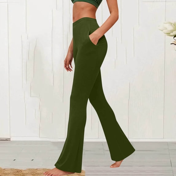 asjyhkr Yoga Leggings for Women High Waist Workout with Pockets Athletic Running Leggings