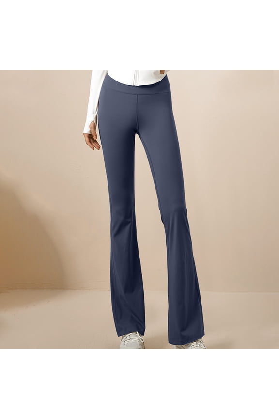 Yoga Pants Women Booty Lifting Wide Leg Tights High Waist Stretch Workout Gym Leggings