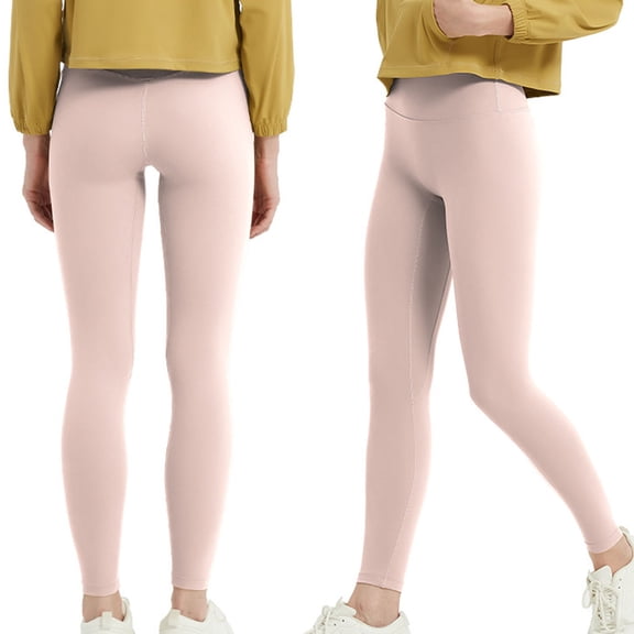asjyhkr Yoga Pants Women High Waist Stretch Tights Lightweight Breathable Legging Running Gym Workout Base Layer Pants