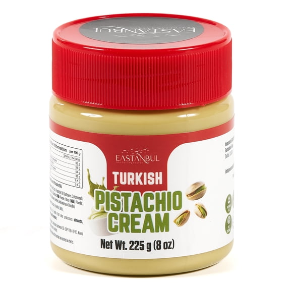 Eastanbul Pistachio Cream, Pistachio Butter, Turkish Cream Spread for Dubai Chocolate Bar, 8oz