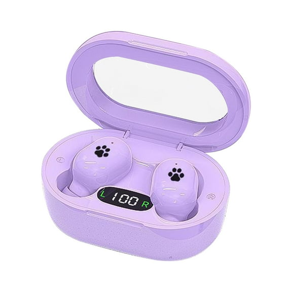 asxite Headphones Wireless,Bluetooth 5.3 Wireless Headphones HIFI Sound Quality Small Exquisite And Senseless Wearing High Definition Call Bluetooth Headphones,Purple