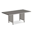 thumbnail image 1 of at Work 6'x 3' Conference Table Gray Laminate/Brushed Nickel Painted Steel Frame, 1 of 6