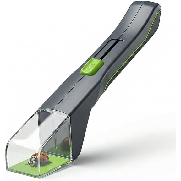 atcher Long Handle, Insect Fly Trap with Clear Window Humane Catch-Observe-Release Tool for Kids and Adults