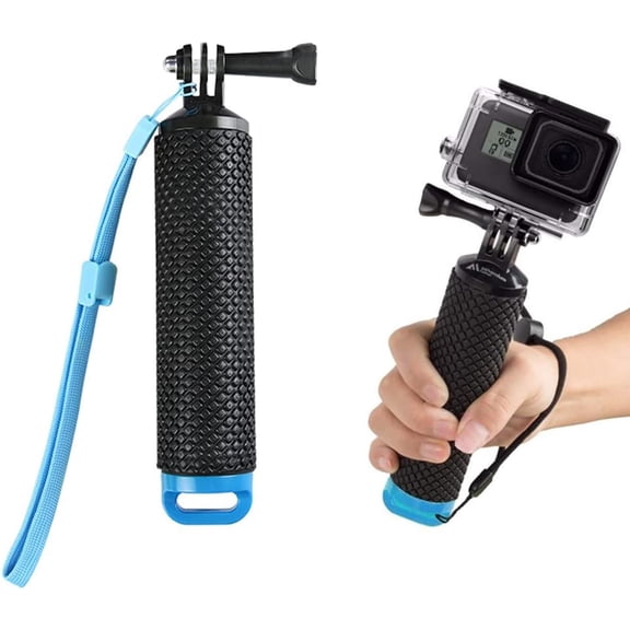 aterproof Floating Hand Grip,Ttdesefu Portable Floaty Handle Compatible with GoPro Hero 10 9 8 7 6, Floaty Mount Accessories Kit with Adjustable Wrist Strap for Water Sport and Action Cameras