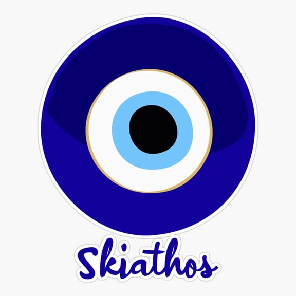 athos Greece Evil Eye Art Vinyl Decal Sticker