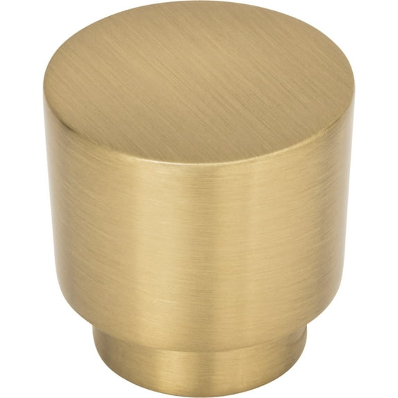 atlas homewares 426-wb tom tom collection 1-1/4 in. (32mm) round knob, warm brass