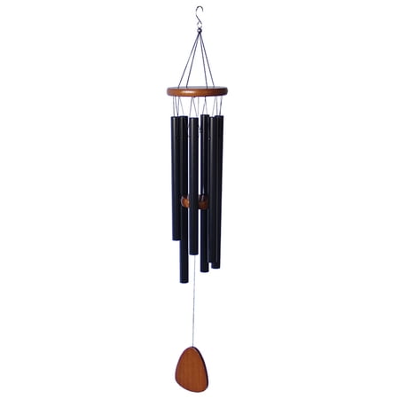 atopo Black Large Wind Chimes Decorations Outdoor Wind Chimes for Loss of a Loved Gifts