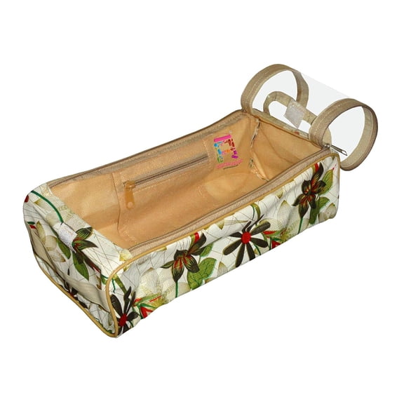 atorakushon Flower Print, Shoe Cover Travelling Shoe Storage Bag/Storage Footwear Organiser Pouch Shoe Bag (Pack of 1)