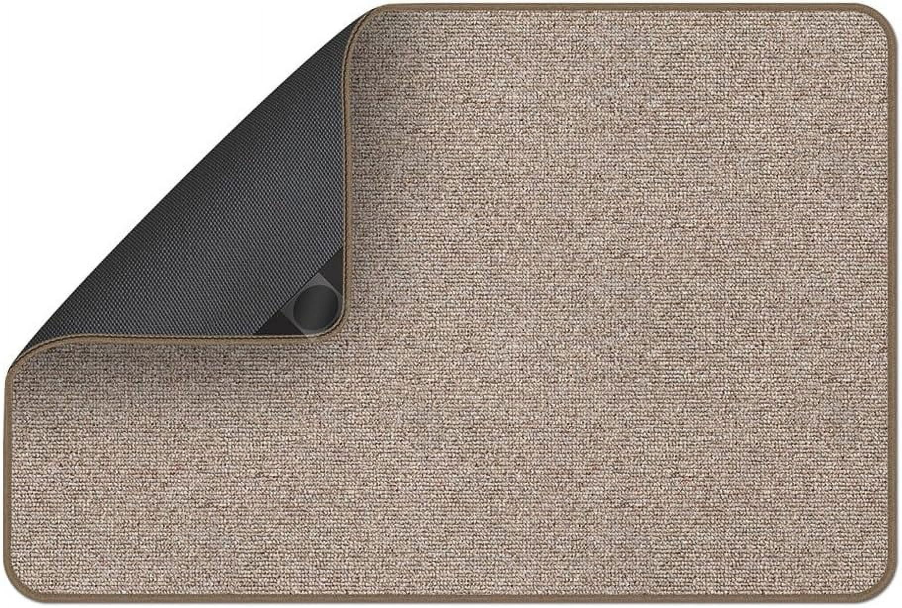 attachable rug for stair landings pebble beige 2 feet x 3 feet