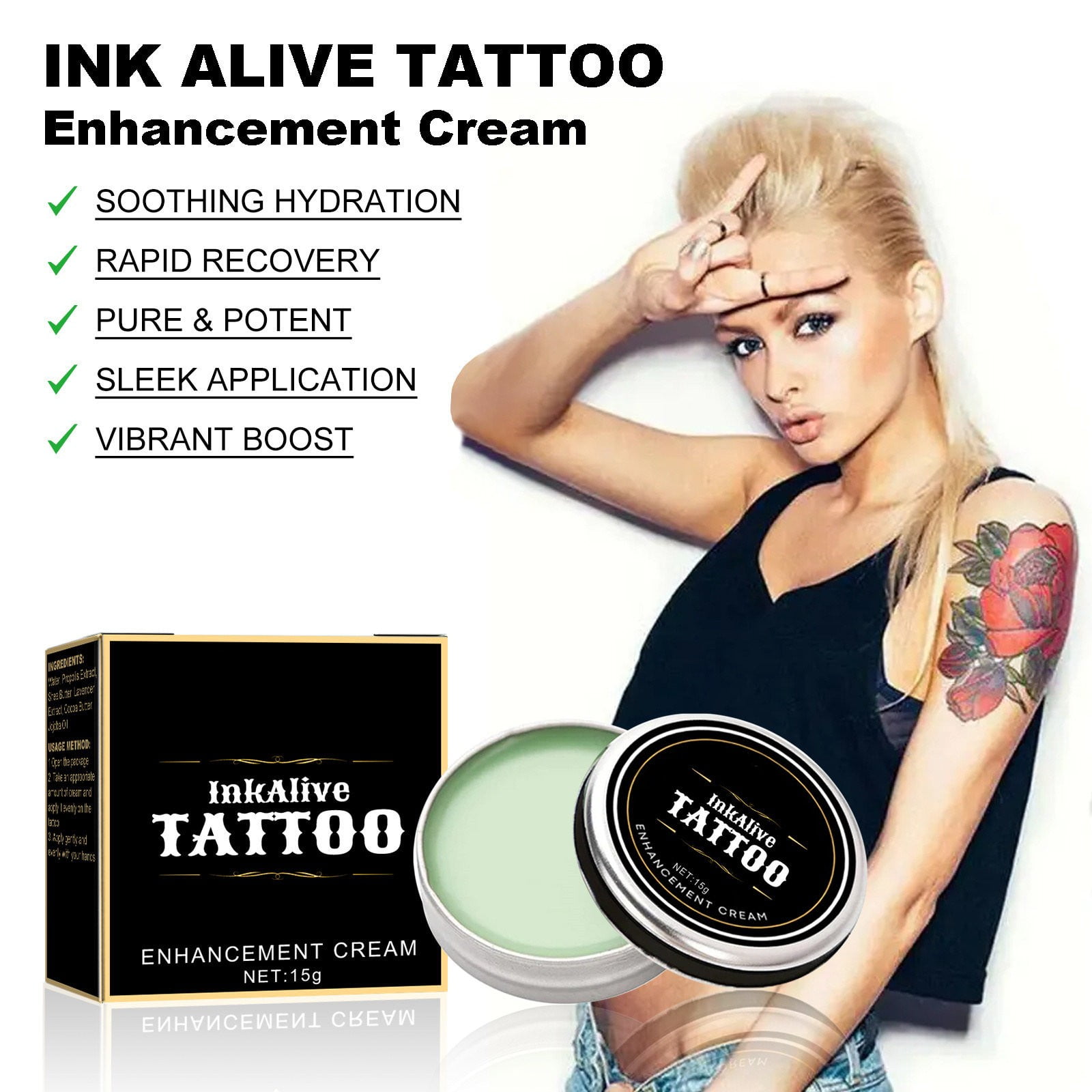 attoo Balm - Aftercare Butter Tattoo Cream Stick Brightener, Tattoos ...