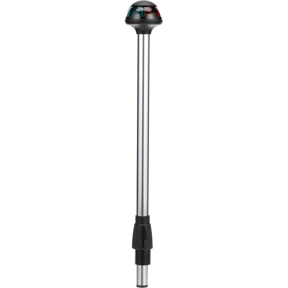 attwood 5092-14-7 Bi-Color Boat Navigation Stowaway Pole Light with Dual Locking Collar, 14-Inch