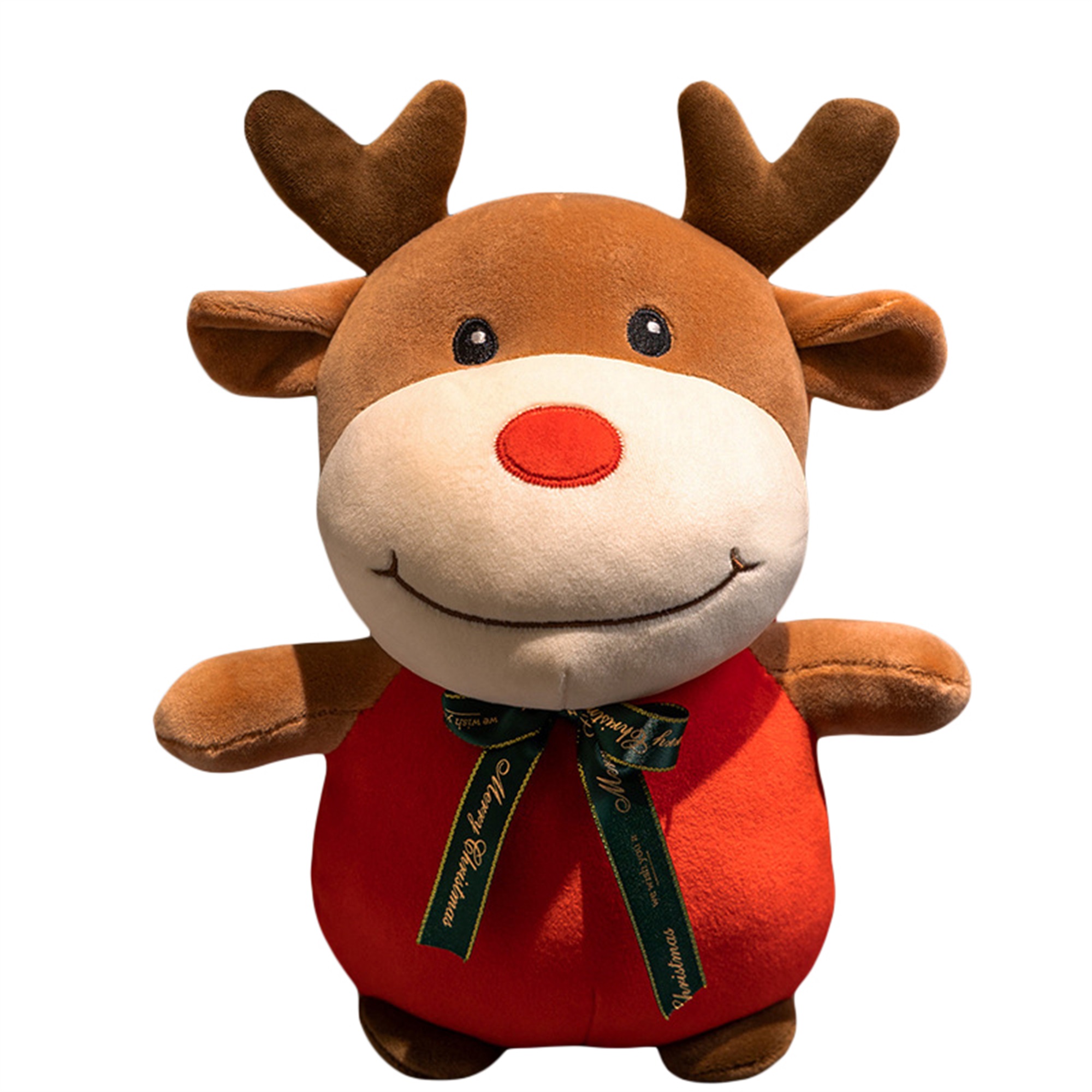 aturustex Christmas Doll, Cute Cartoon Santa Claus Elk Stuffed Holiday