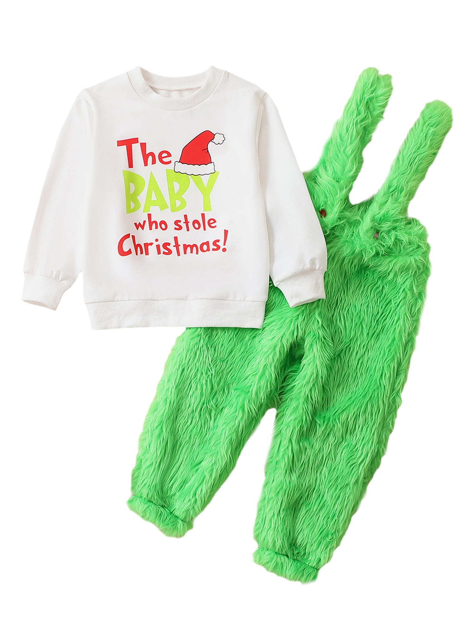 aturustex Girls Boys 2 Piece Outfits Christma Sweatshirt and Fuzzy ...