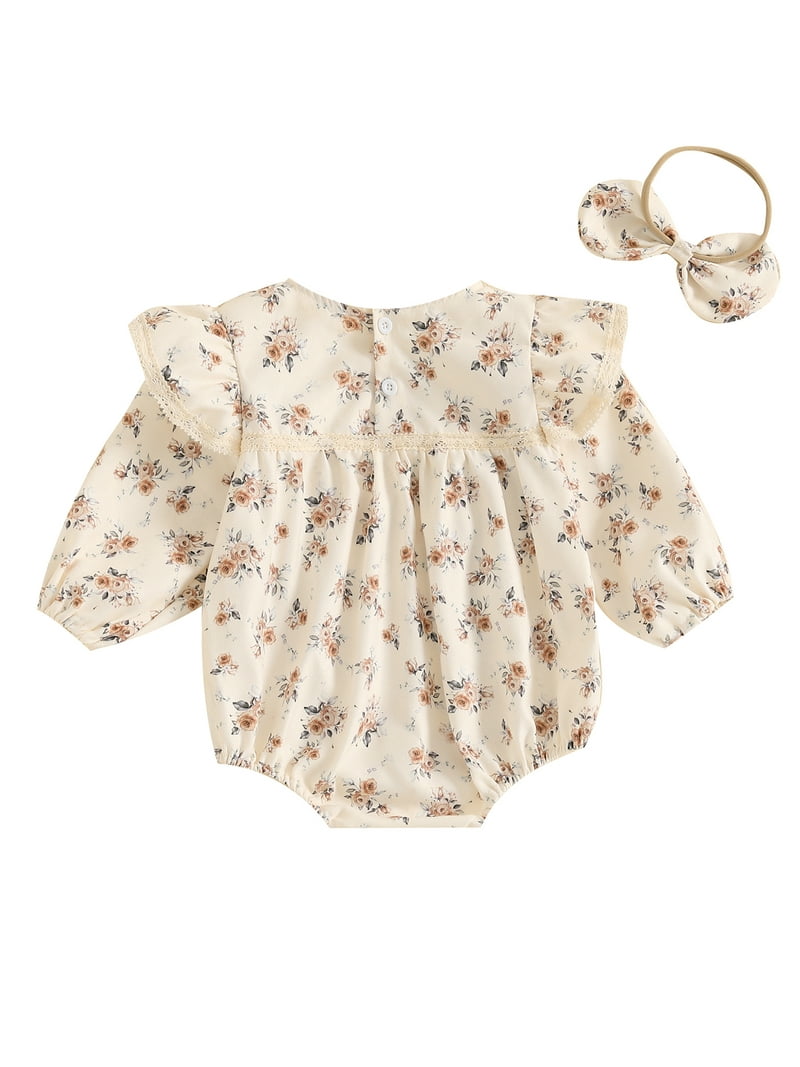 aturustex Infant Baby Girl One piece Bubble Romper 3M 6M 12M 18M