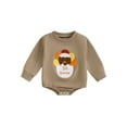 aturustex Infant Baby Thanksgiving Sweatshirt Rompers for Boy Girl 0 3M