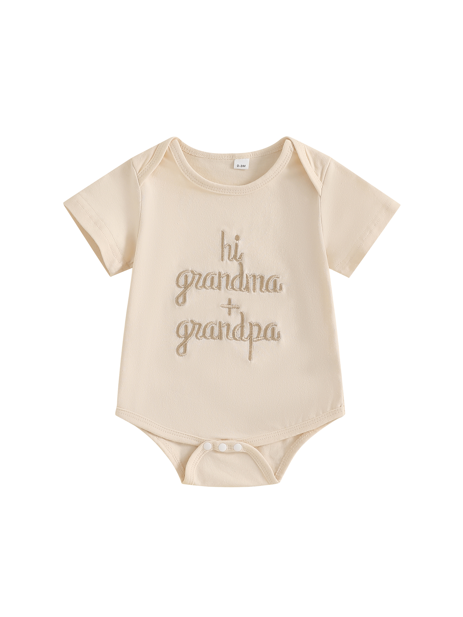MCHIVER Cherry Blossom Baby Bodysuit - 100% Cotton Short Sleeve Onesie For Newborns 0-24 Months, Boy & Girl