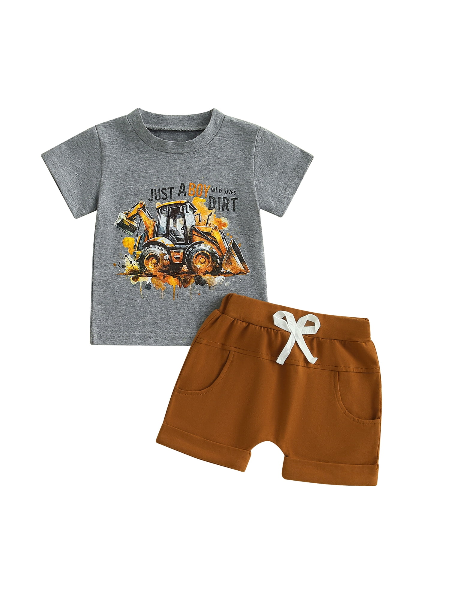 Boys Loose Casual Sets Summer Teen Gradient T-shirts+Shorts 2Pcs Big Kids Sport Short Sleeve Clothes Suits Children Print Outfit
