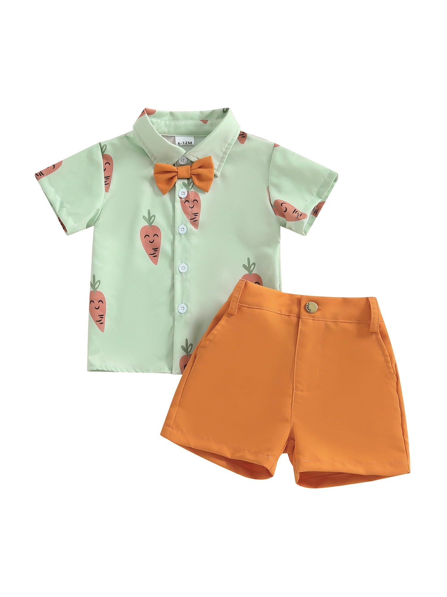 aturustex Little Boys Easter Gentleman Shorts Outfits 6M 12M 18M 2T 3T ...