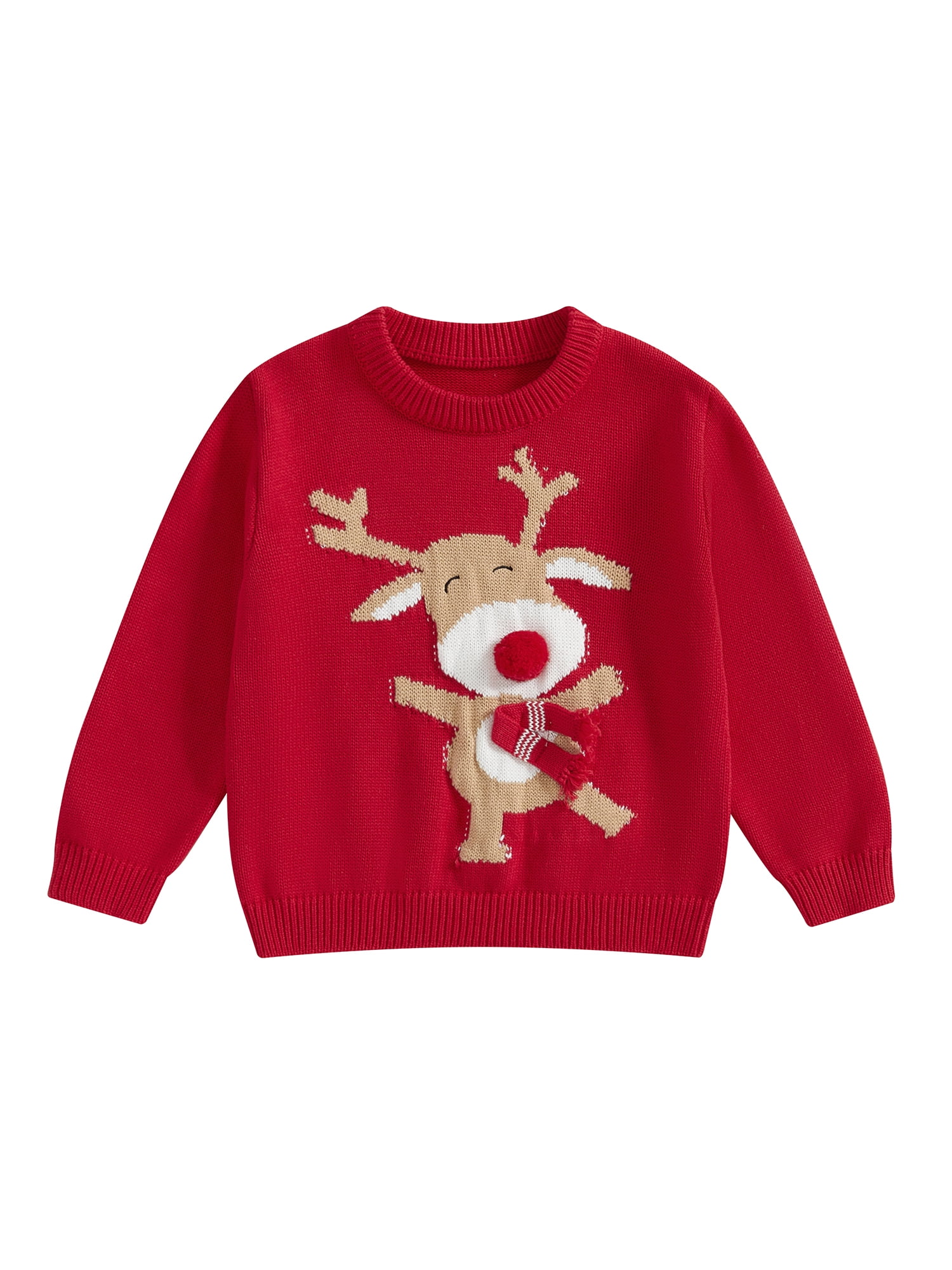 aturustex Little Boys Girls Christmas Sweaters Baby Thick Warm Knit