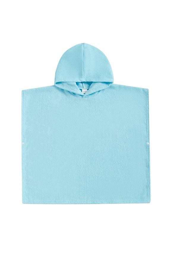 Little Boys Girls Solid Basic Coverups Beachwear 1T-8T Toddler Hooded Poncho Towels Beach Kids Hoodies Bath Towel Loose Fit Robe Cover-up Swimwear for Summer Holiday