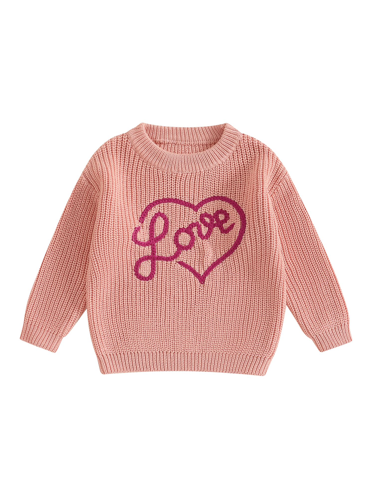 Kid Baby Girl Plush Thickened Warm Sweater