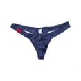 thumbnail image 1 of aturustex Men Simple Sexy Breathable Underwear Bikini Soft Cozy Skin-Friendly Low Rise Stretch Thong Underwear, 1 of 6