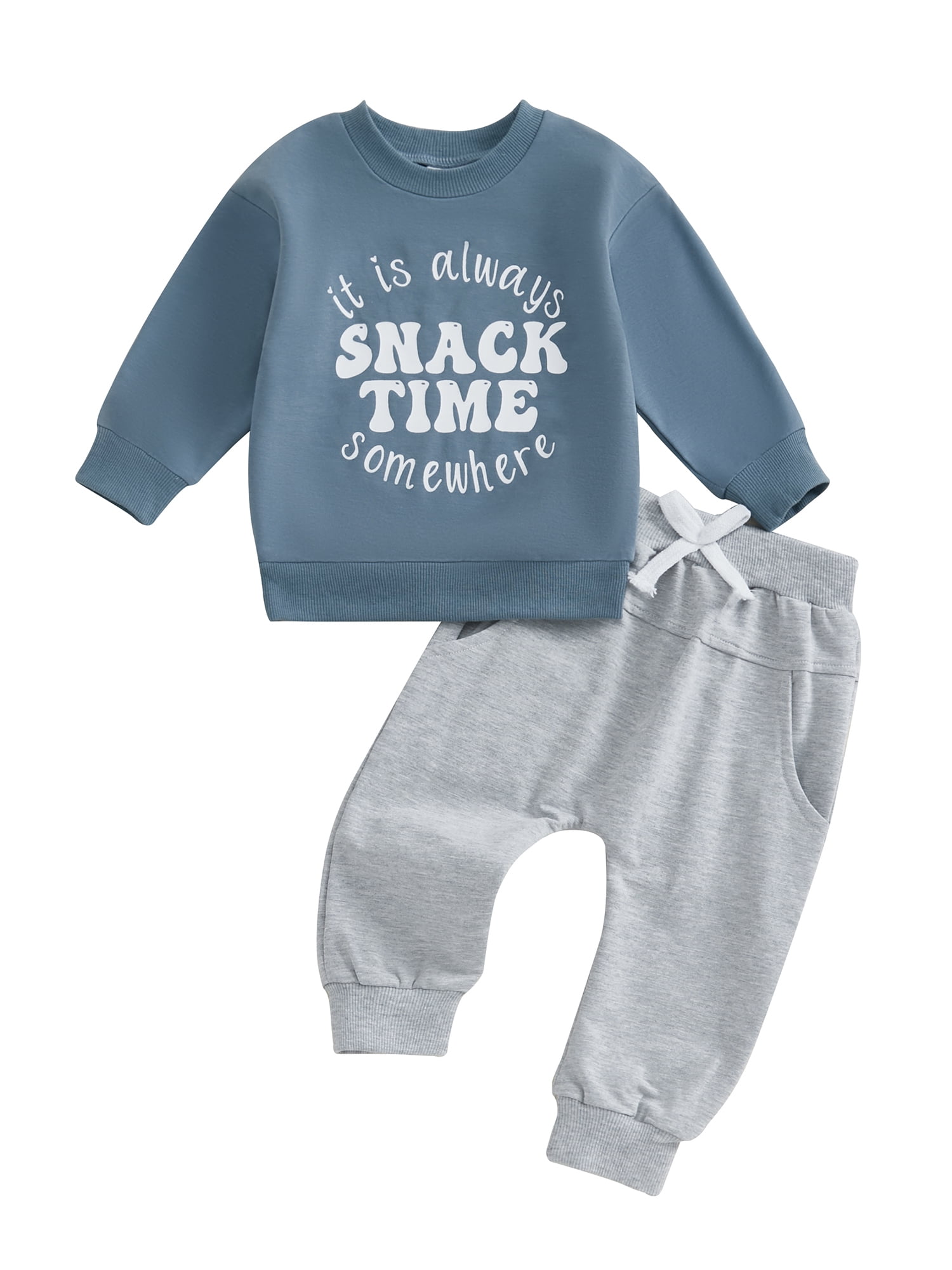 Baby Boy Track Suit Full Sleeves Dress For Winter Mama Style
