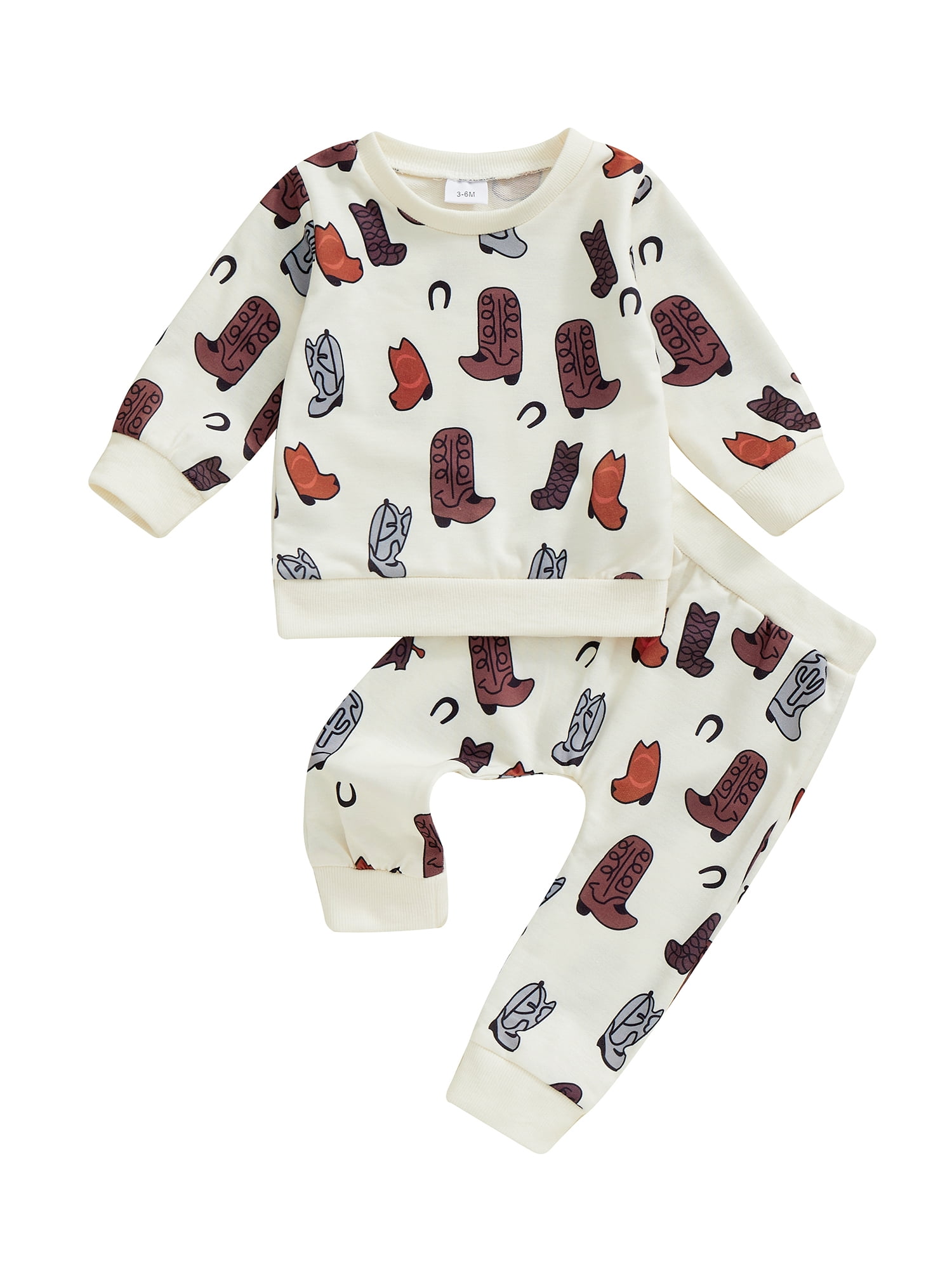 aturustex Toddler Boys Casual Tracksuits Pants Outfits 3M 6M 12M 18M 2T