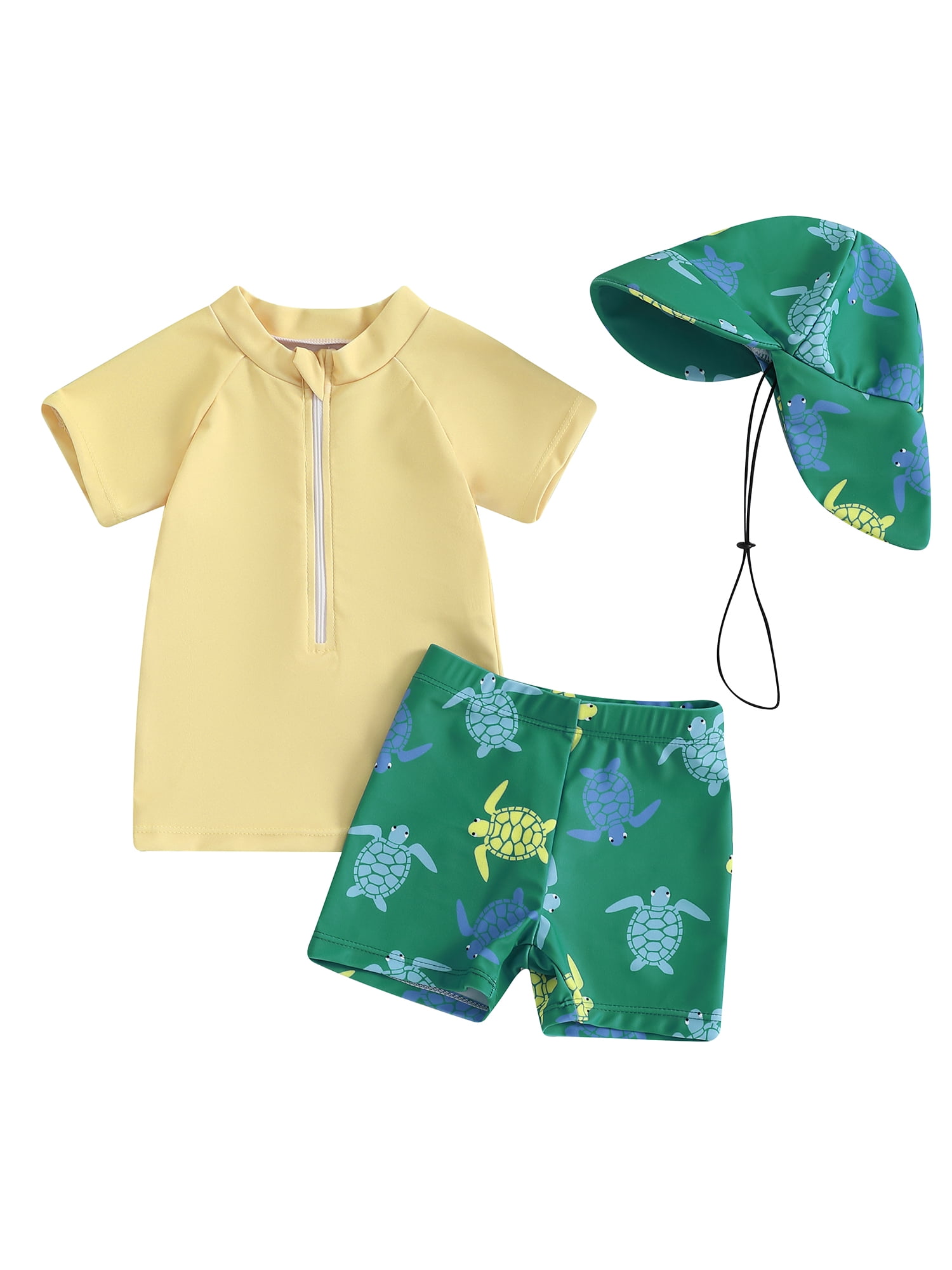 aturustex Toddler Boys Rash Guard Swimsuit Outfits 0 6M 12M 18M 2T 3T ...
