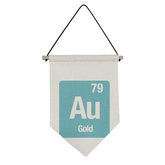 au  checal element science Canvas Flag Hanging Wall Art Decor Banner