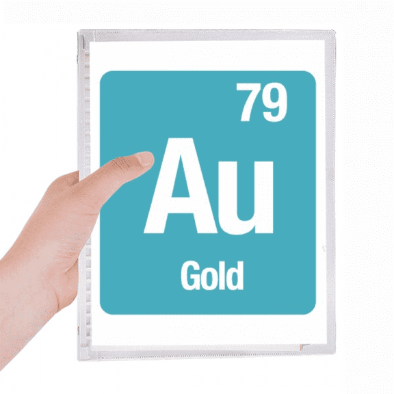 au checal element science notebook loose diary refillable journal statiry