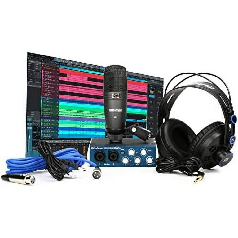 AudioBox 96 Studio USB 2.0 Recording ndle with Interface Headphones Microphone and Studio One software