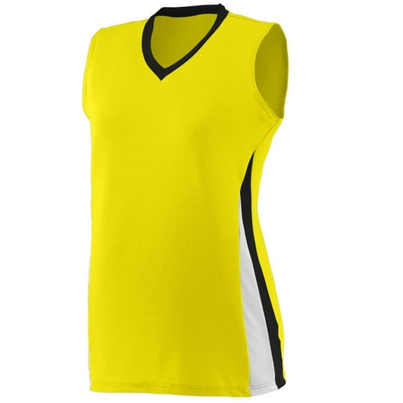 augusta ladies tornado jersey cb/nv/wh s