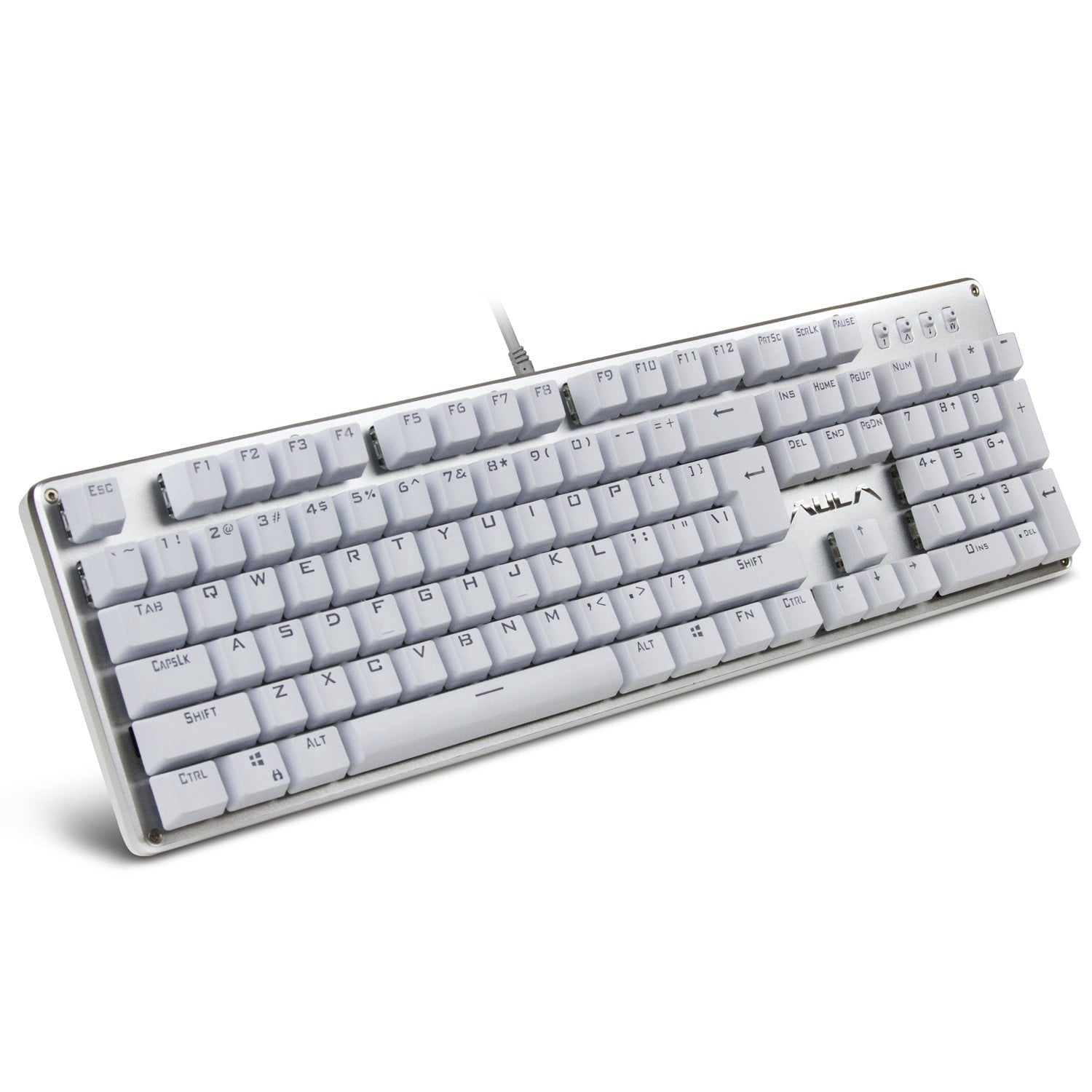 aula unicorn backlit mechanical keyboard with multi-color led illuminated gaming computer?