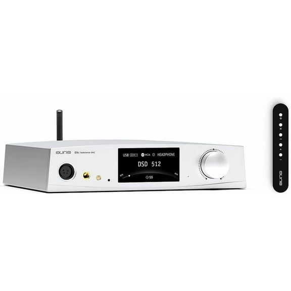 aune S9c Pro DAC with Headphone Amp,10MHz Clock Input, 32bit/768kHz/DSD512/MQA,Dual-DAC Chip, 6.35/XLR/4.4 Jack, PLL/Clock Sync Tech/Twin JFET, Bluetooth AAC/LDAC/aptX HD