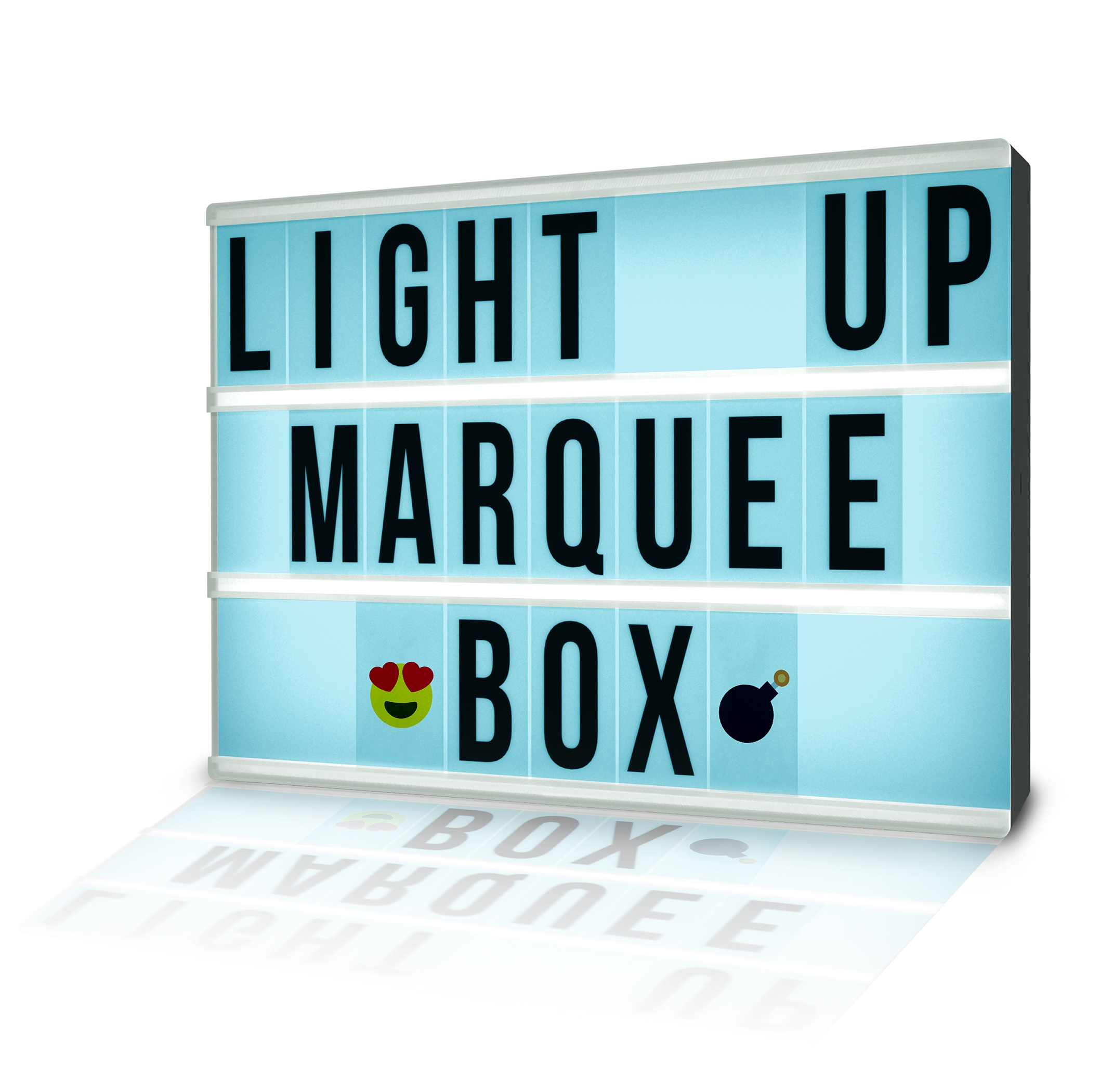 auraLED Colorbox LED Marquee - Multi-Color Light-up Marquee Box with Remote, Alphabet, Symbols - image 1 of 10