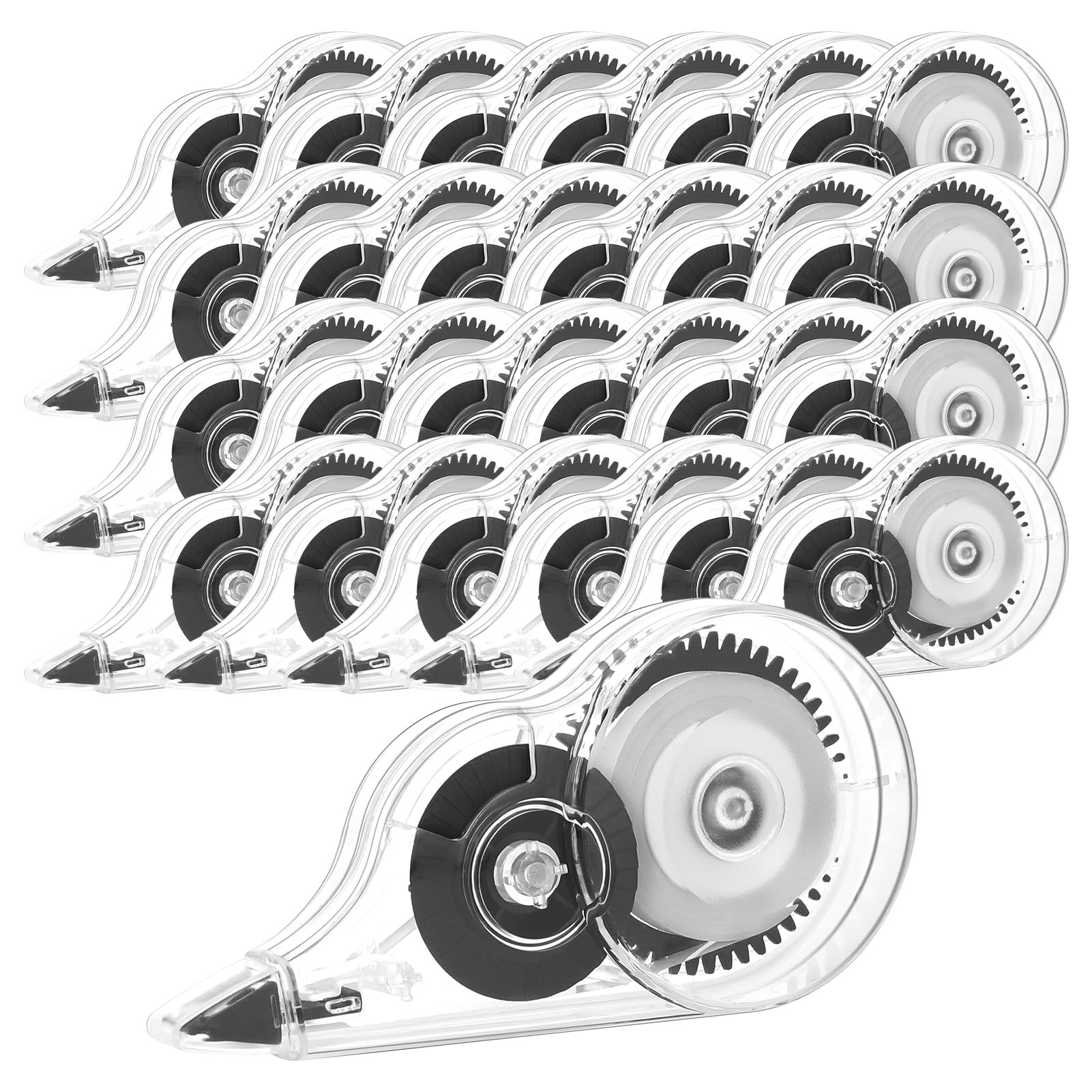 auroray 36 Count White Out Tape with Protective Cap, 1/5 X 472 Inch