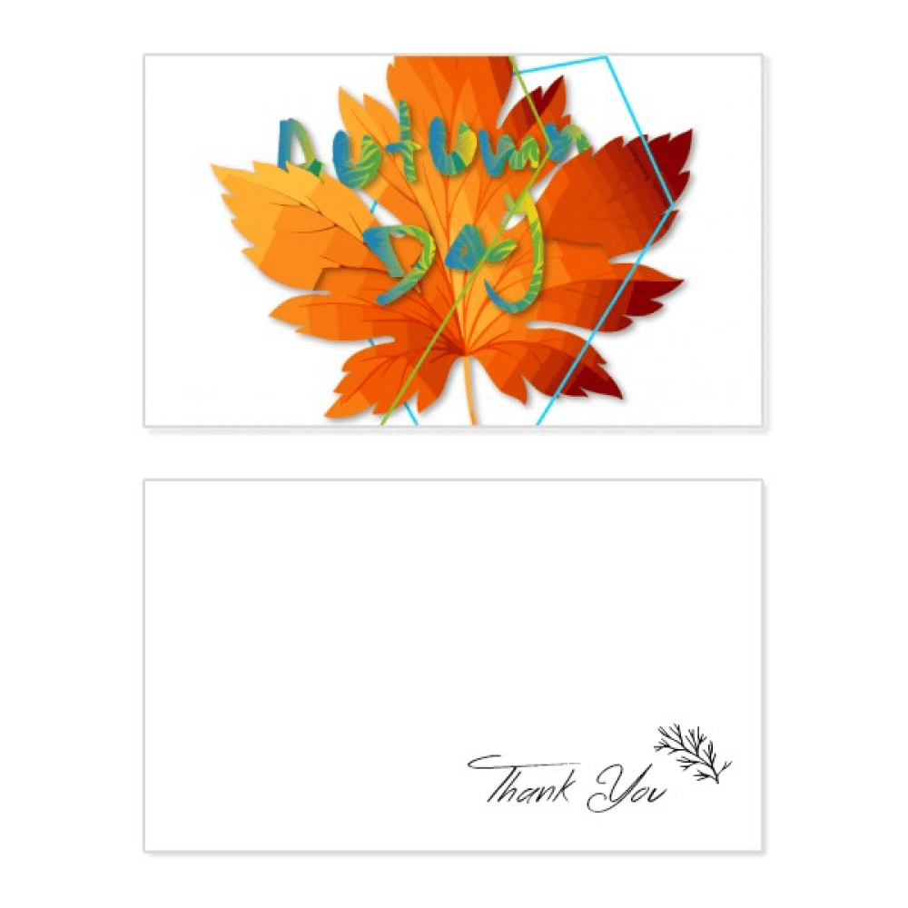 autumn landscape depressed thank you card birthday paper greeting wedding appreciation