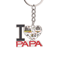 thumbnail image 1 of autumn  roma italy graffiti Keychain Metal Keyring Holder Love PAPA Father, 1 of 3