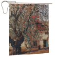 autumn tree painting Shower Curtain Waterproof Shower Curtains for