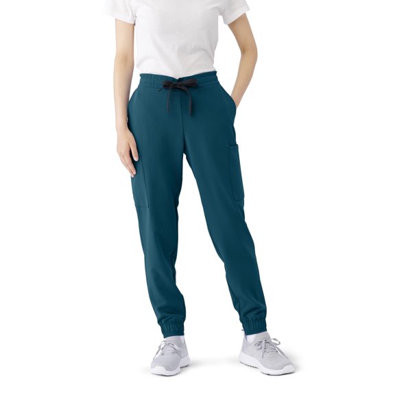 ave. First Womens Cargo Jogger Pant in Caribbean Blue, XL