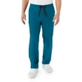 thumbnail image 1 of ave. Unisex Clinton Straight Leg Six Pocket Cargo Scrub Pant in Caribbean Blue, 3XL Petite, 1 of 6